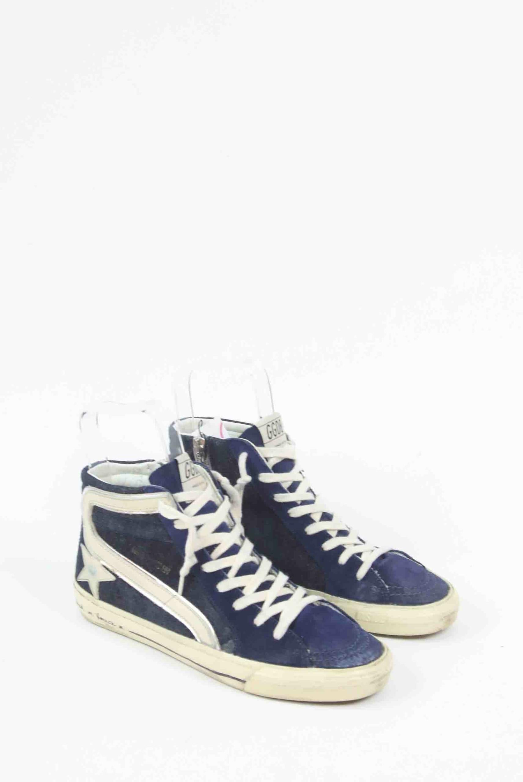 Baskets Golden Goose Slide Bleu