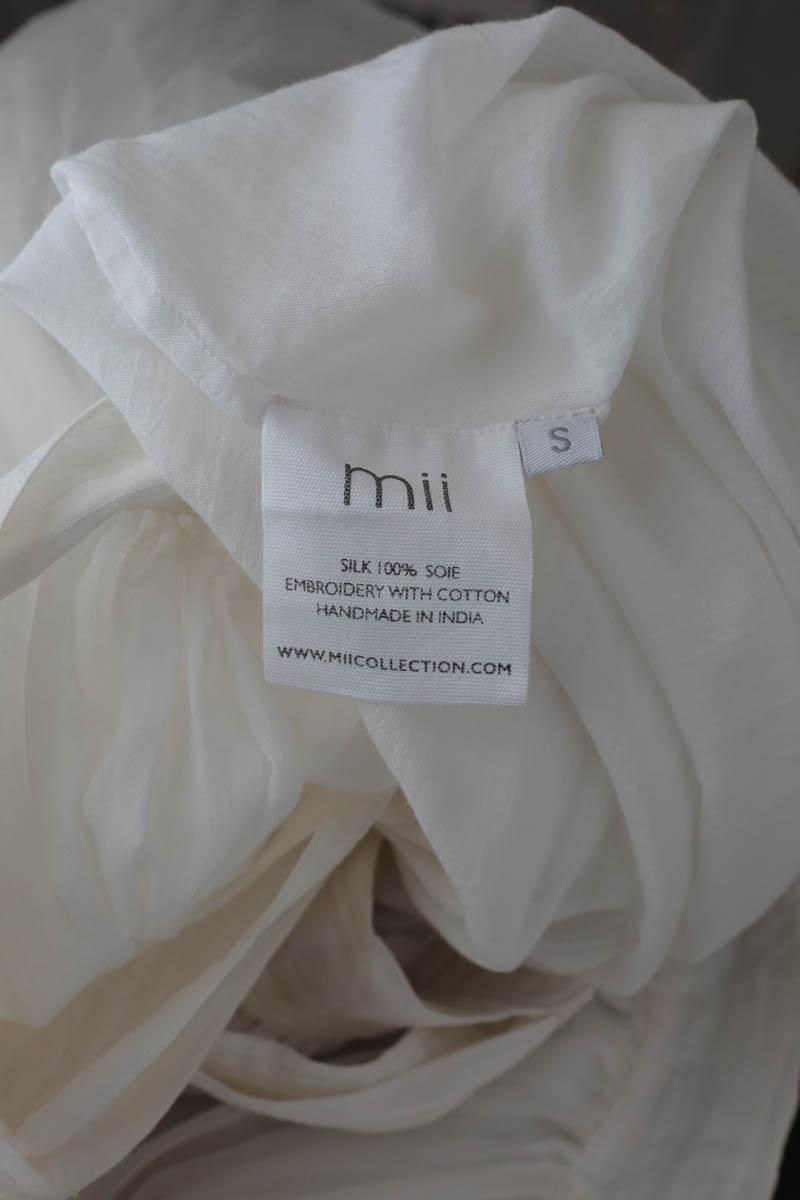 Mi-longueur Mii  Blanc