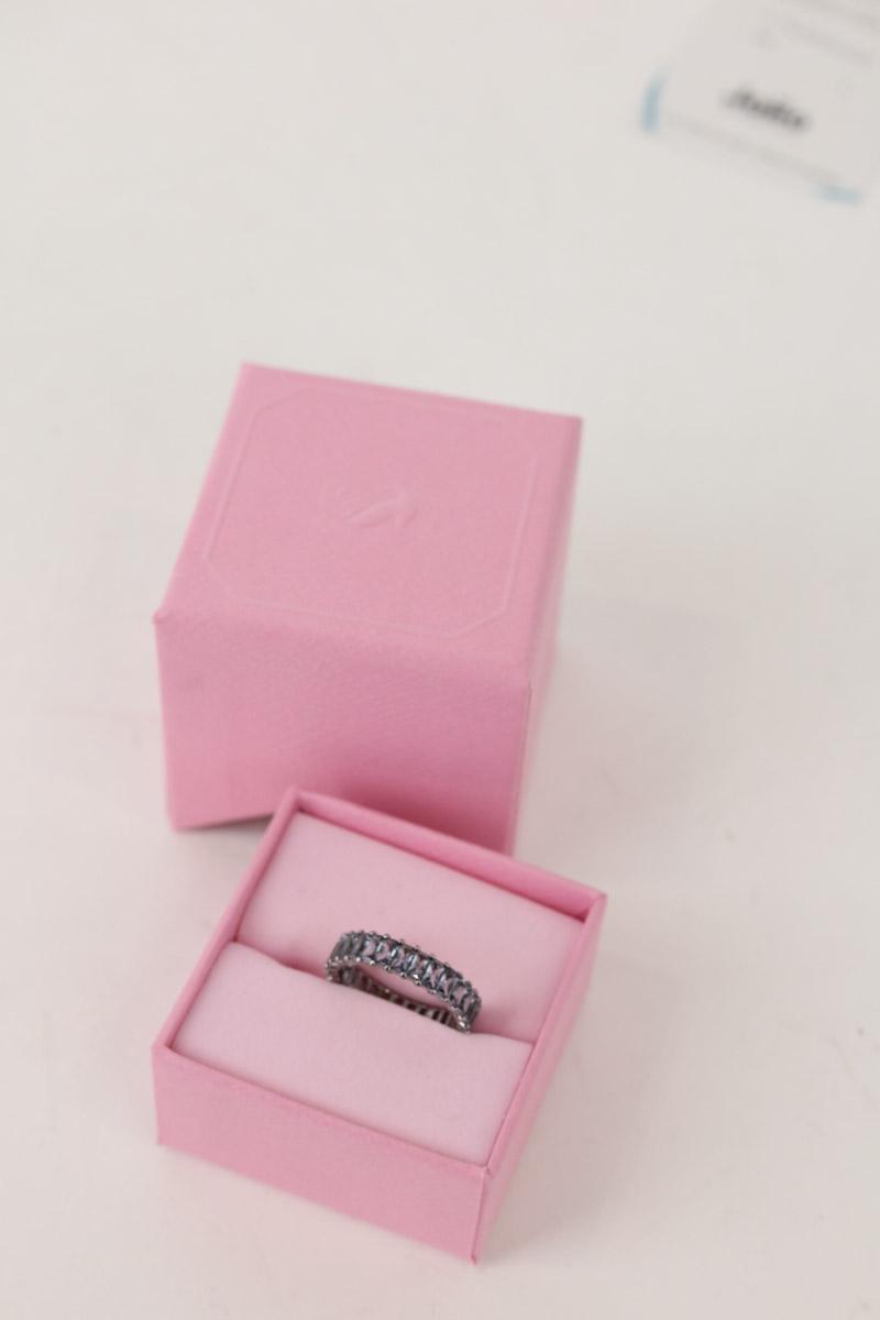 Bague Swarovski  Gris