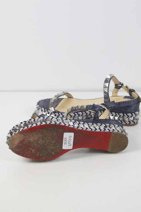 Sandales Christian Louboutin Other Argent