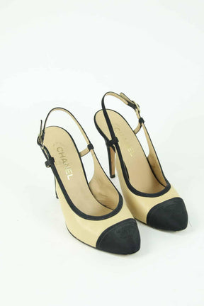 Sandales à talons Chanel  Beige