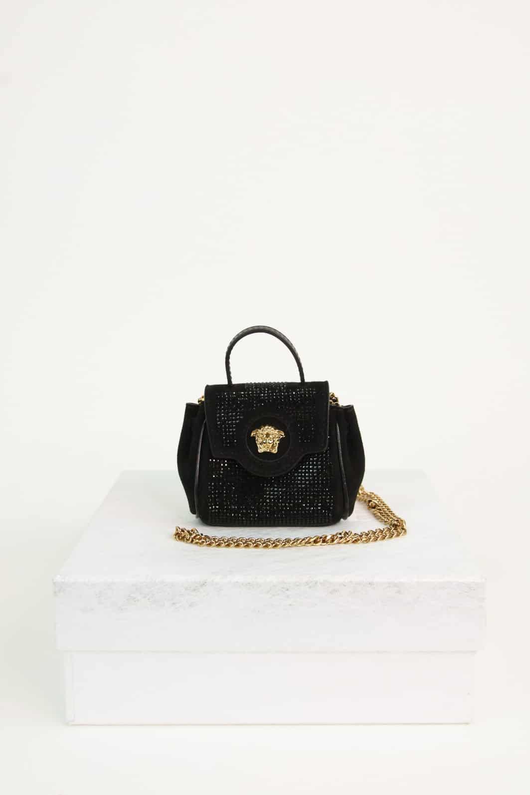 Mini sacs Versace La Medusa Noir