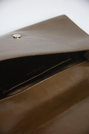 Pochette Yves Saint Laurent  Marron