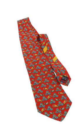 Cravate Salvatore Ferragamo  Rouge