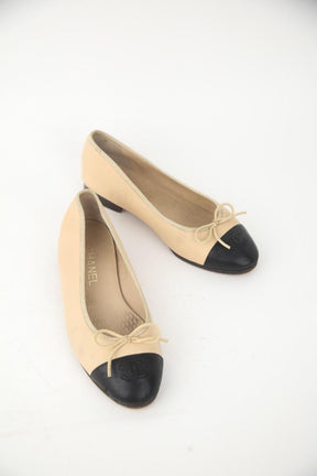 Ballerines Chanel Cambon Beige