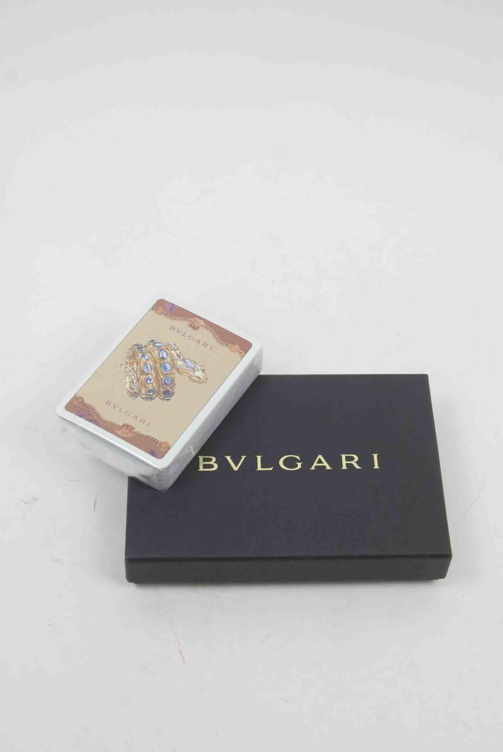 Cartes à Jouer Bulgari  Noir