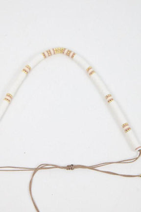 Collier Mumday Mornings  Blanc