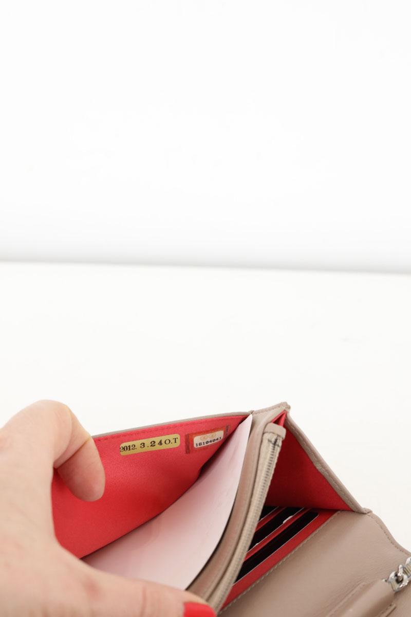 Sac à main Chanel Wallet On Chain Boy Half Flap Rose