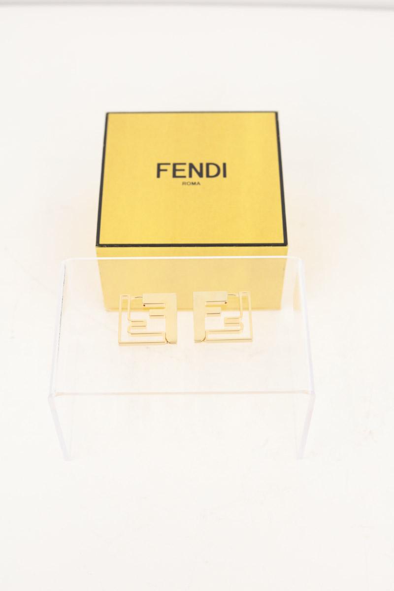 Boucles d'oreilles Fendi  Doré