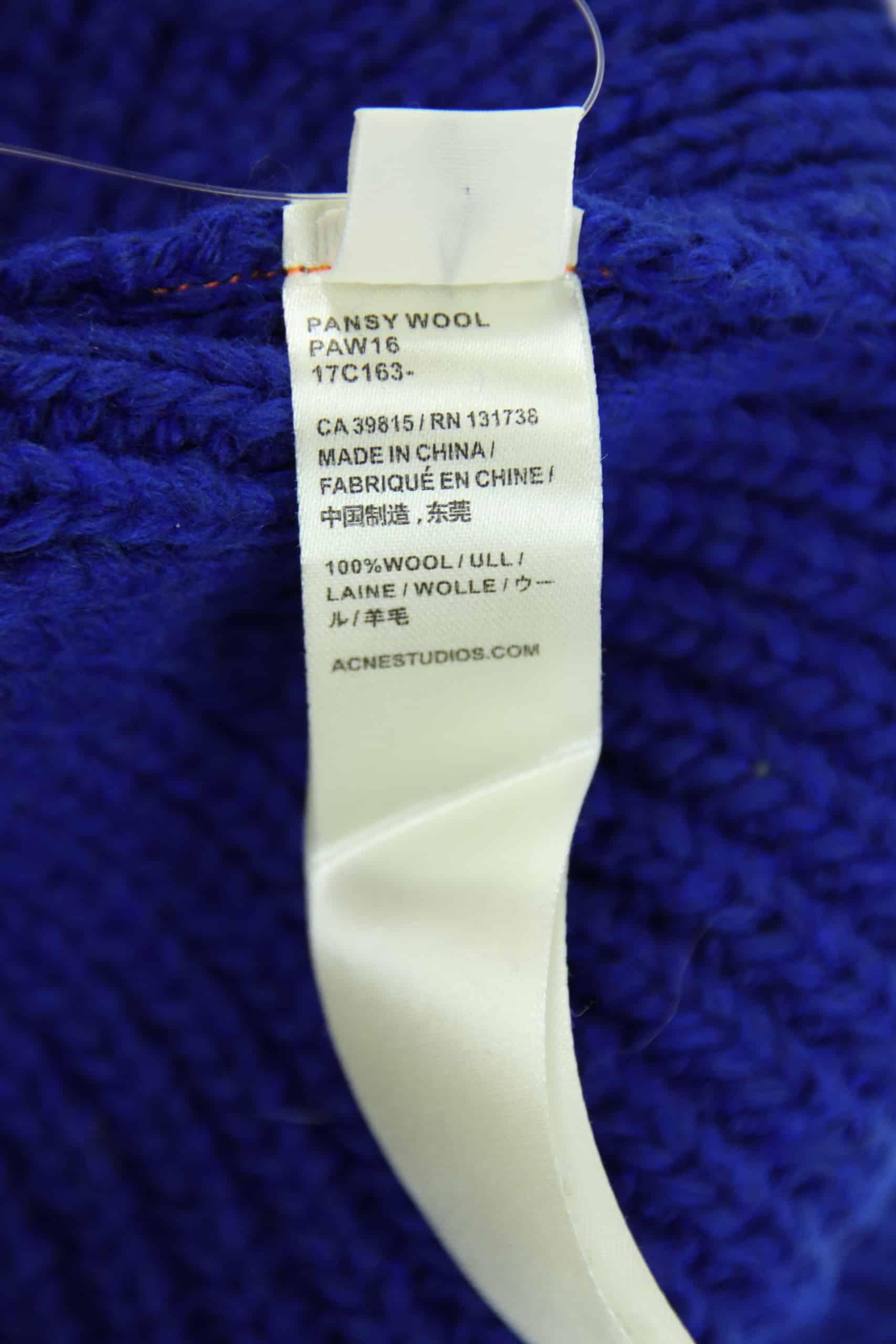 Bonnet Acne Studios  Bleu