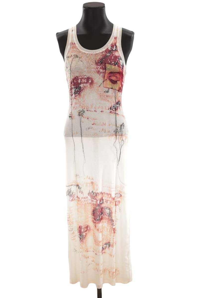 Mi-longueur Jean Paul Gaultier  Blanc