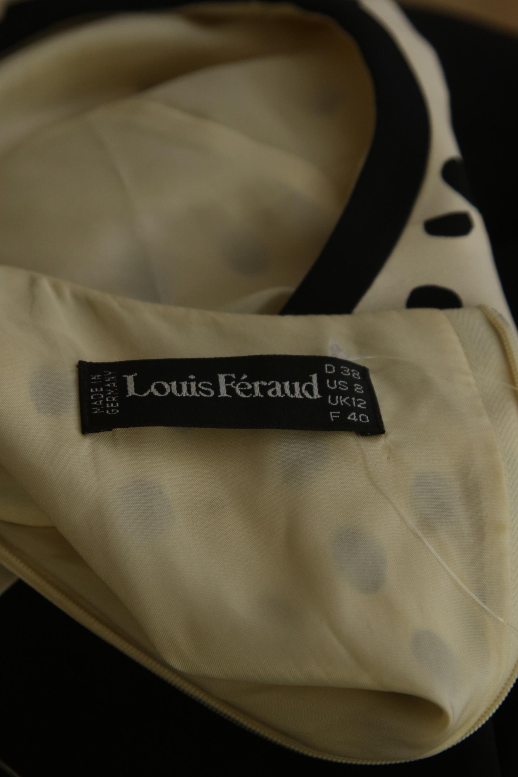 Mi-longueur Louis Feraud  Noir