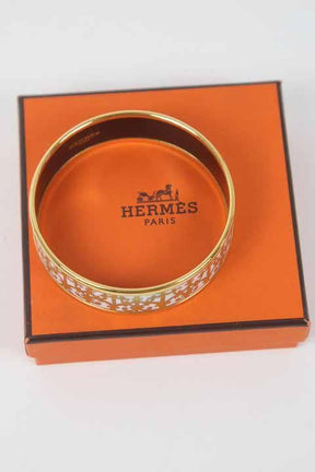 Bracelet Hermès Bracelet Email Doré