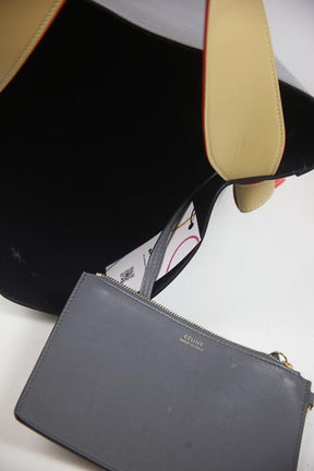 Porté épaule Celine SAC SEAU Bleu