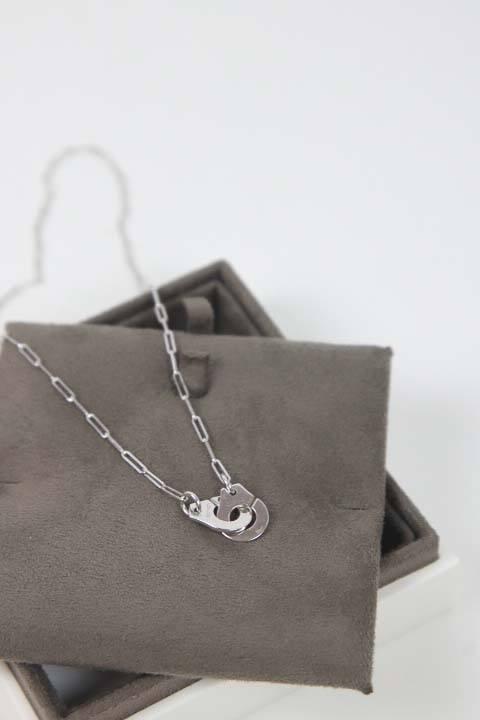 Collier Dinh Van Menottes Argent