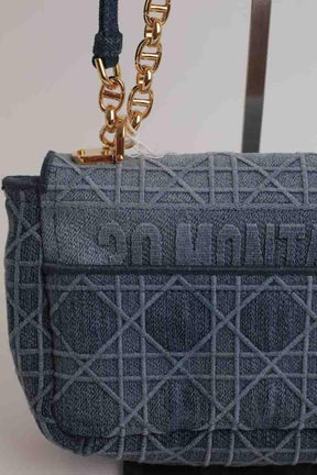 Bandoulière Dior Dior Caro Bleu