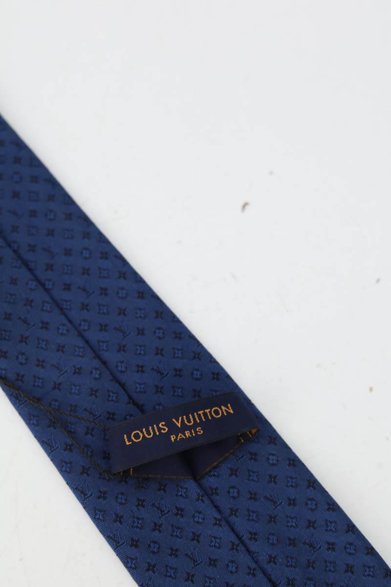 Cravate Louis Vuitton  Bleu