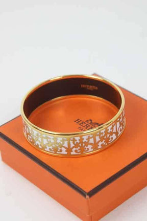 Bracelet Hermès Bracelet Email Doré