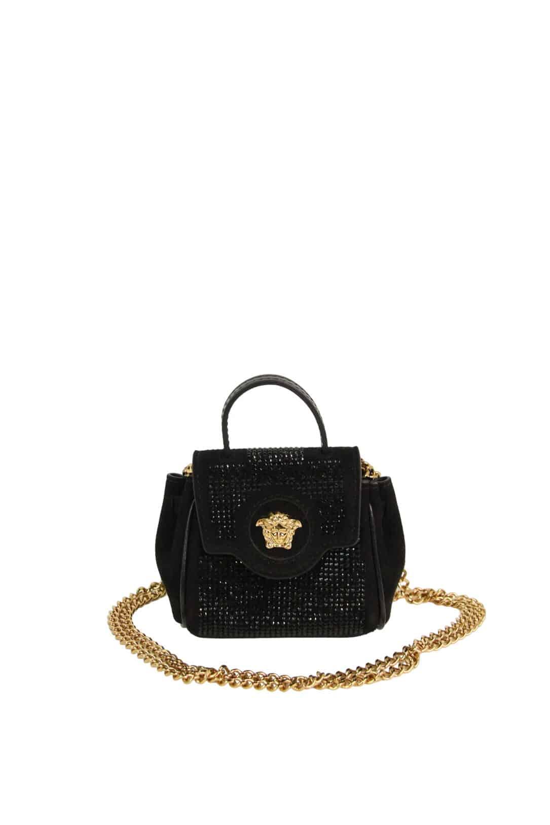 Mini sacs Versace La Medusa Noir