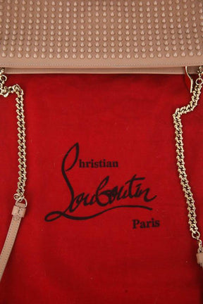Bandoulière Christian Louboutin Loubiposh Beige
