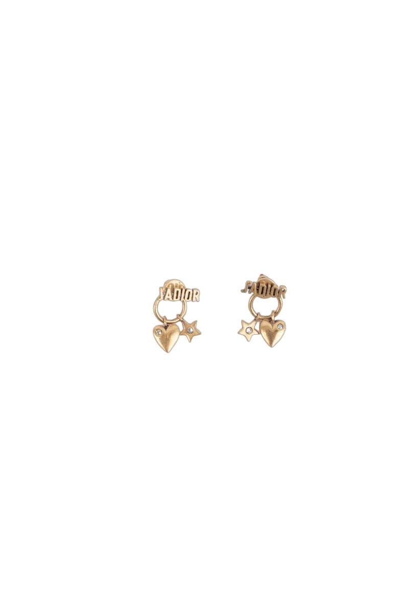 Boucles d'oreilles Dior  Doré
