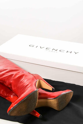 Bottes de cow-boy Givenchy  Rouge