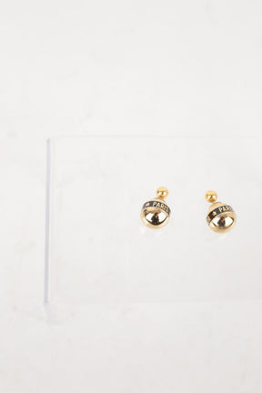 Boucles d'oreilles Dior  Doré