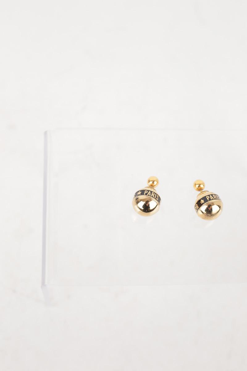 Boucles d'oreilles Dior  Doré