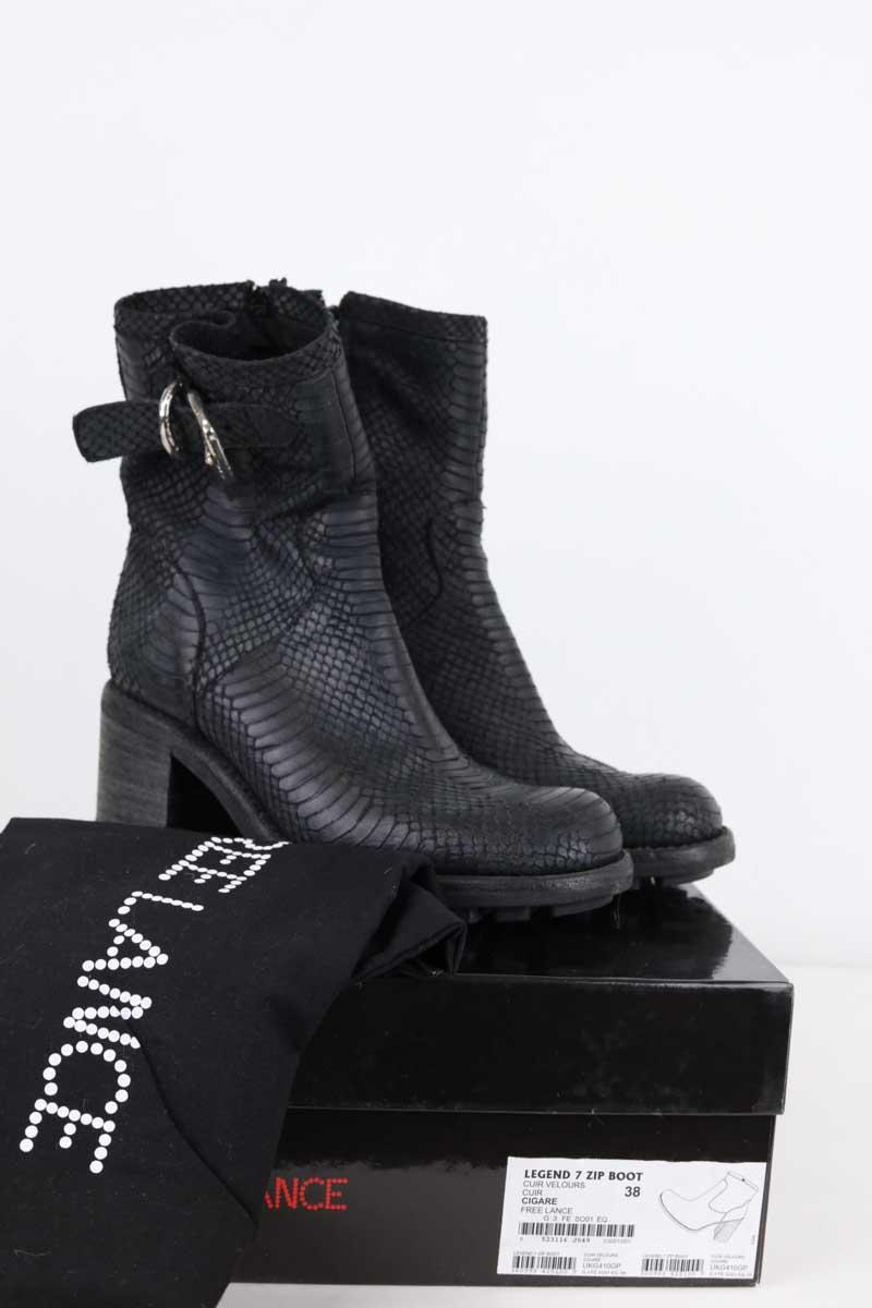 Bottes motardes Free Lance  Noir
