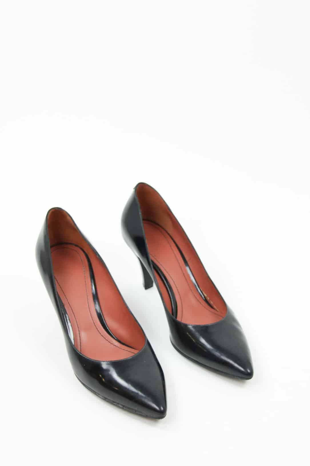 Escarpins Sonia Rykiel Pointure 37 - Noirs En Cuir, Occasion (état à Vérifier)