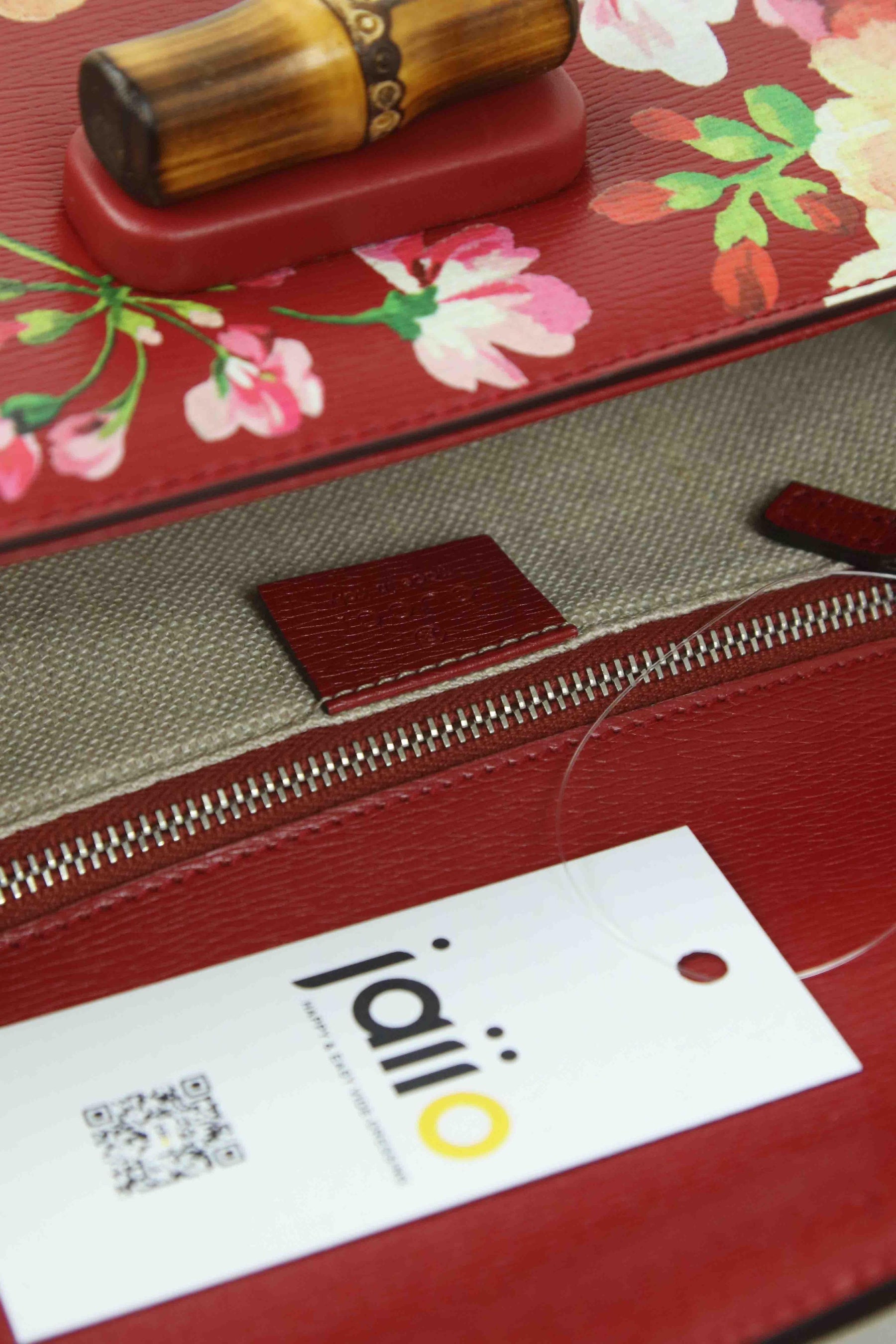 Sacs à main Gucci Bamboo Rouge