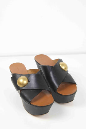 Mules Chloé  Noir