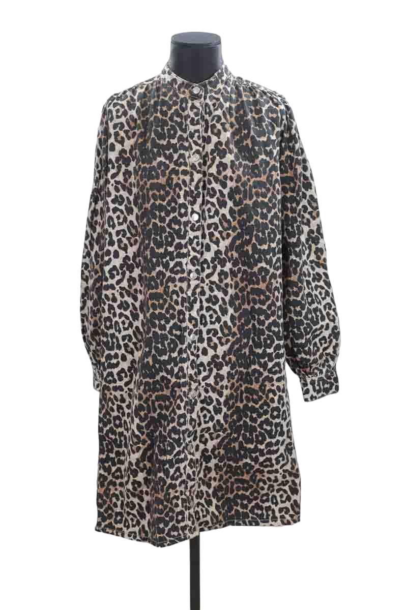 Mi-longueur Ganni  Marron