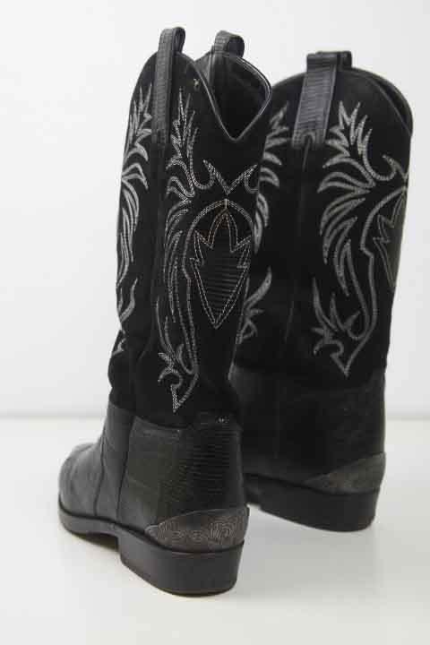 Bottes de cow-boy Sartore  Noir