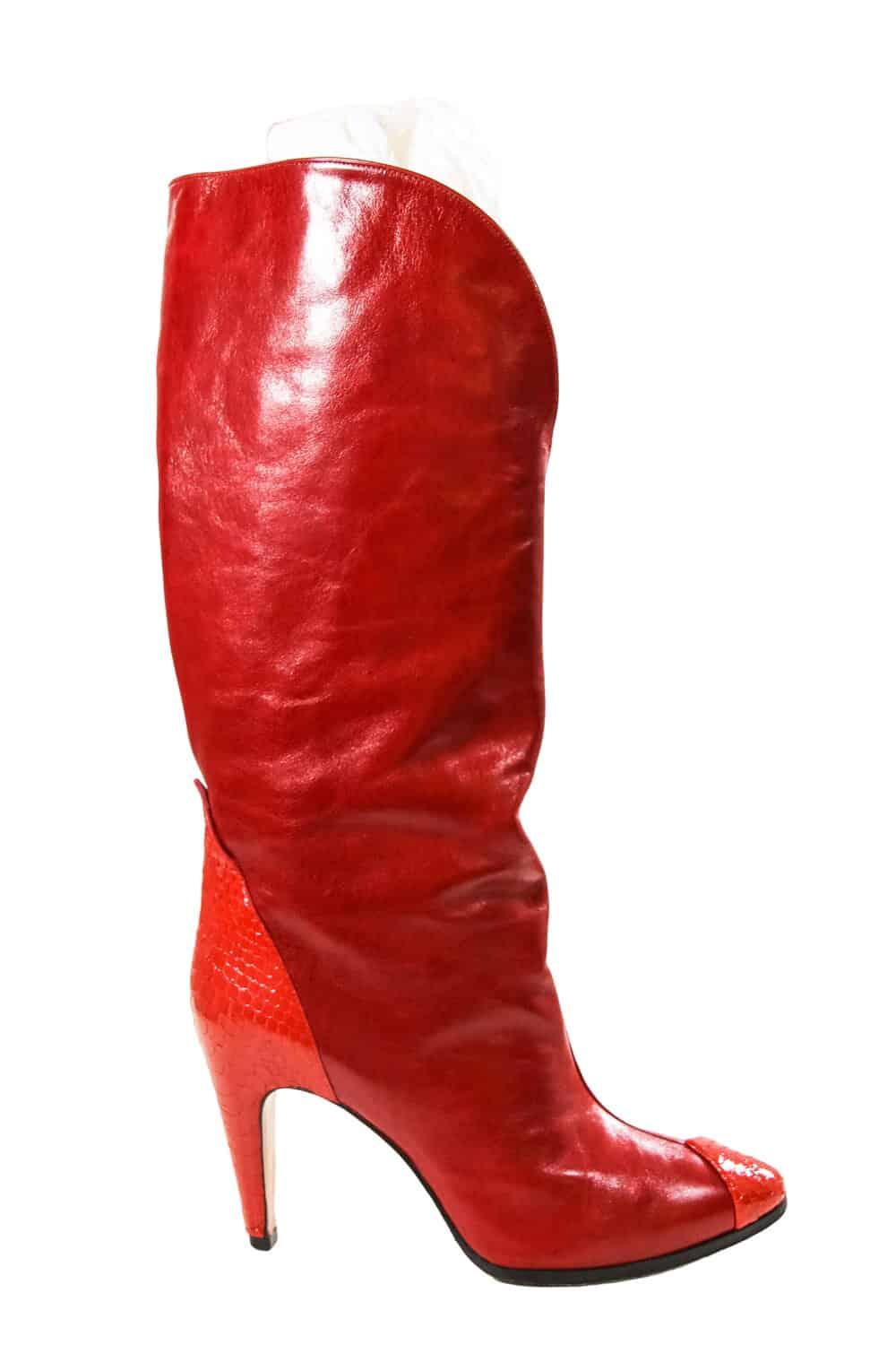 Bottes de cow-boy Givenchy  Rouge