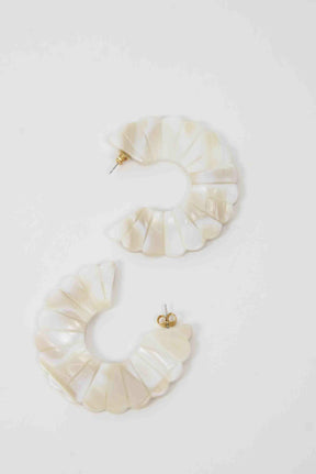 Boucles d'oreilles Sézane  Blanc
