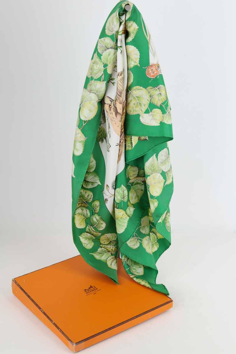 Foulard Hermès  Vert
