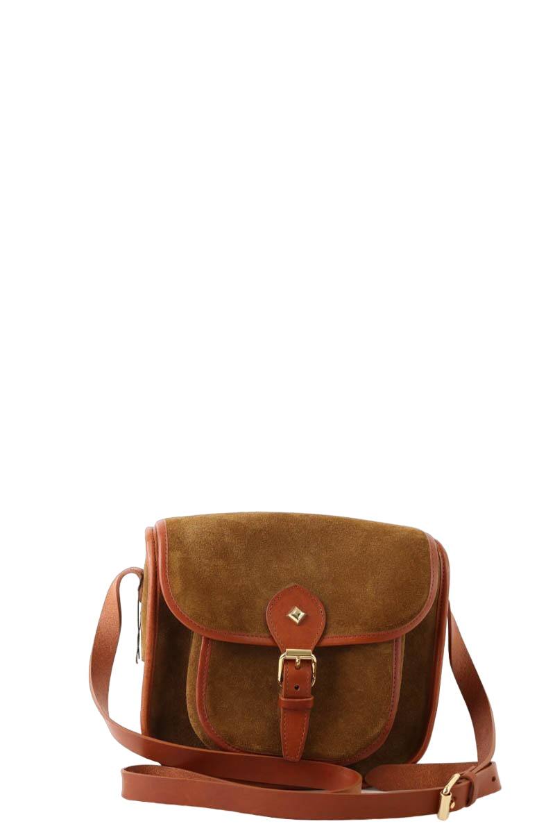 Bandoulière Herbert Frère Soeur  Marron