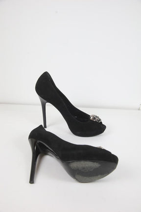 Talons Alexander McQueen  Noir