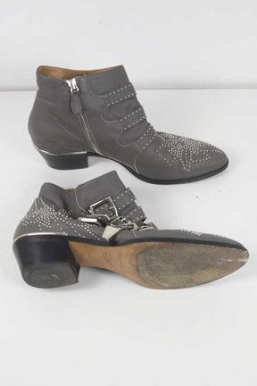 Bottes à boucles Chloé Susanna Gris