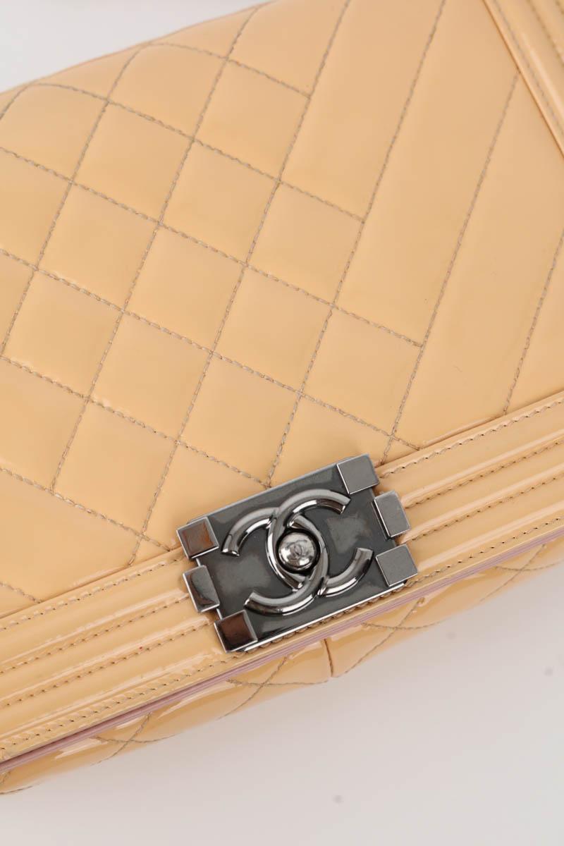 Bandoulière Chanel Boy Beige