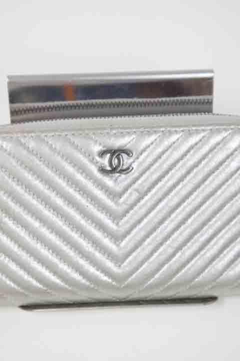 Portefeuille Chanel Timeless/Classique Argent