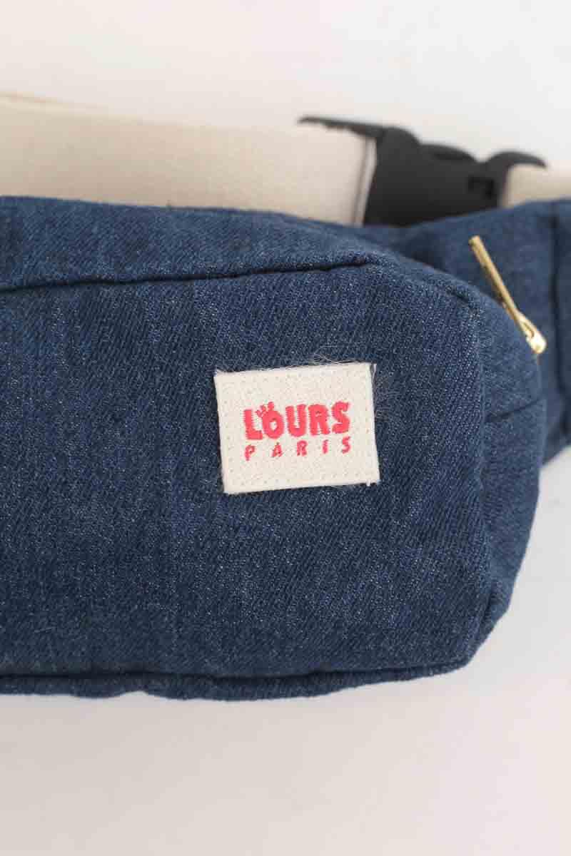 Sac banane L'ours Paris  Bleu