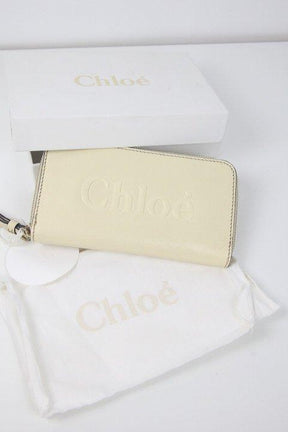 Portefeuille Chloé  Beige