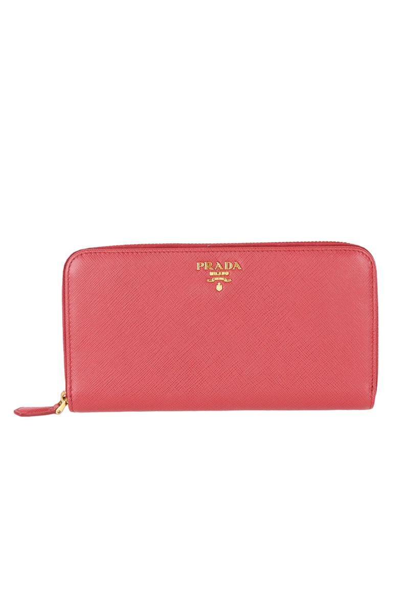 Portefeuille en cuir  Prada  Rouge