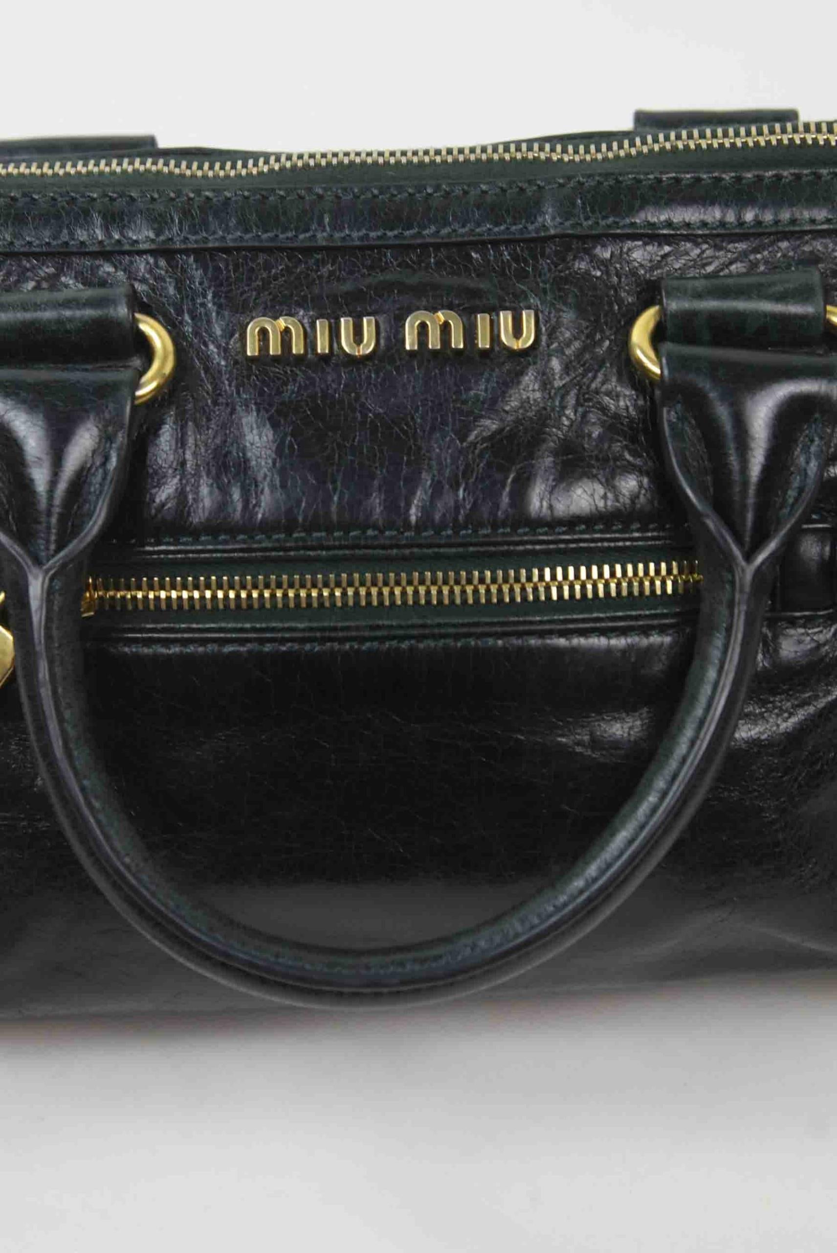 Sacs à main Miu Miu Vitello Noir